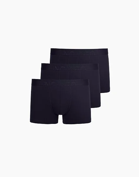 Набор из 3-х боксеров Classic cotton синий - 1