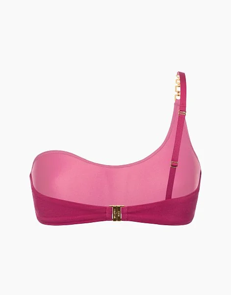 Топ-бандо бикини с чашками-вкладышами INCANTO ID1251 гранатовый - 5