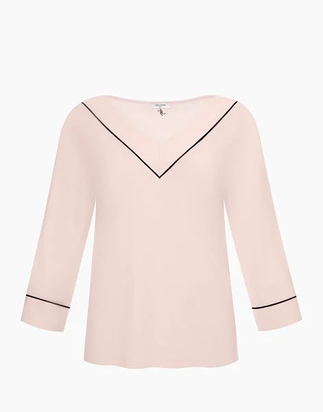 Лонгслив с рукавами 3/4 PD1181 розовый - 1