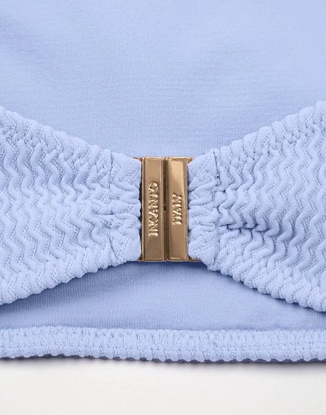 Топ-бандо бикини с чашками - вкладышами ID617 голубой - 3