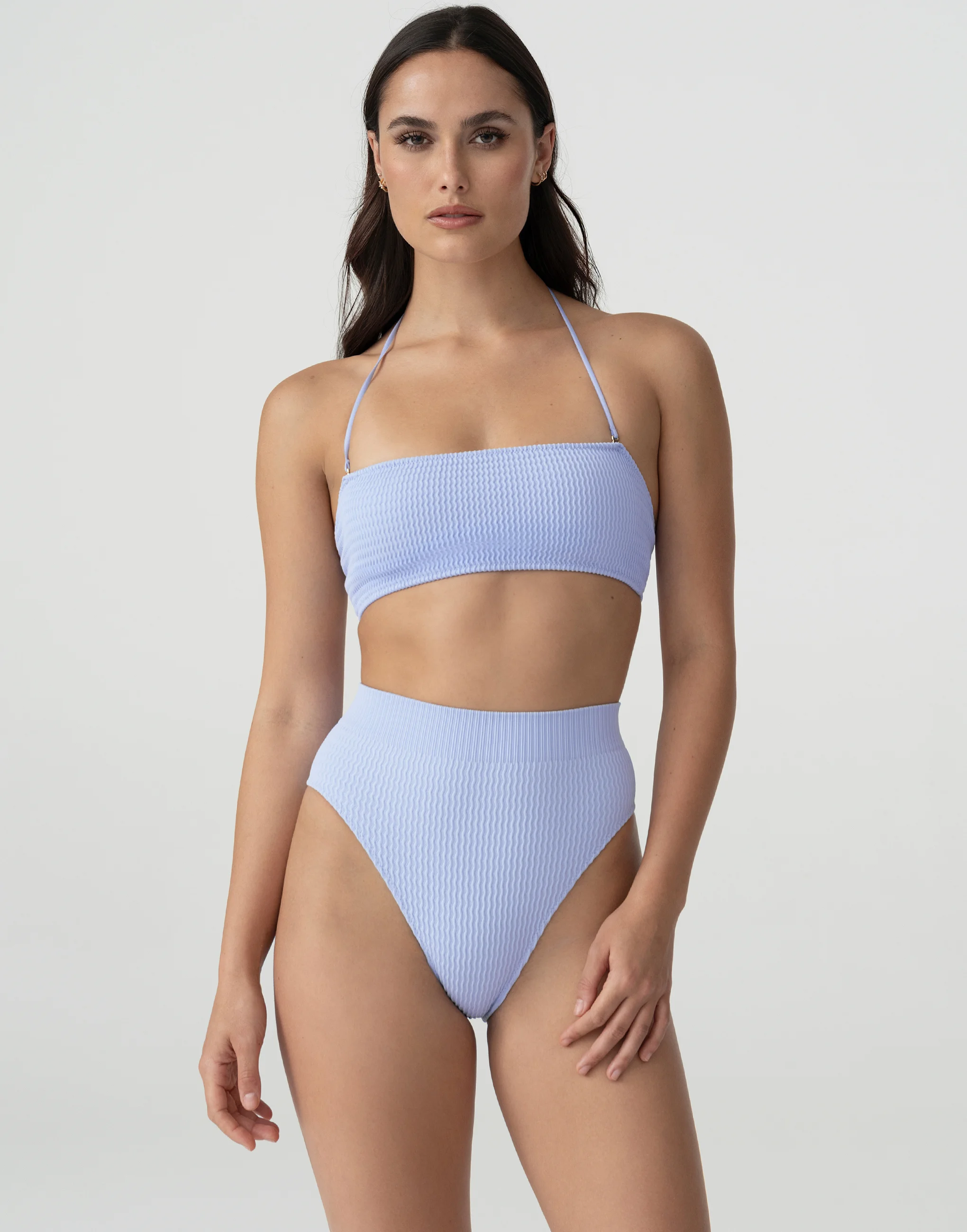 Пляжные трусики кюлоты ID617 голубой - 2