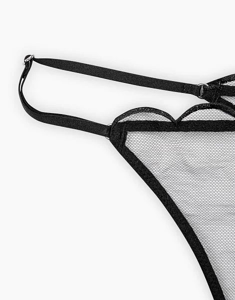 Стринги средняя посадка INCANTO CD896 черный - 3