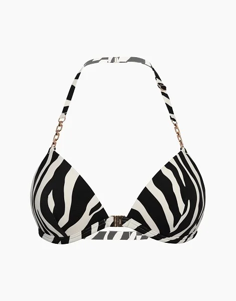 Лиф бикини Пуш-ап с треугольными чашками INCANTO ID818 принт - 4