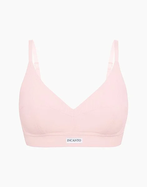 Бюстгальтер с мягкими чашками без косточек на стане Madrid MD1204 розовый - 1