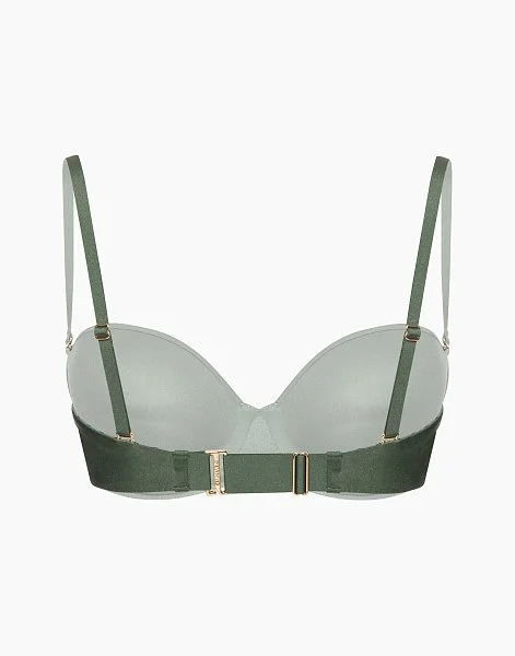Лиф бикини Пуш-ап с формованными чашками INCANTO ID1118 оливковый - 2