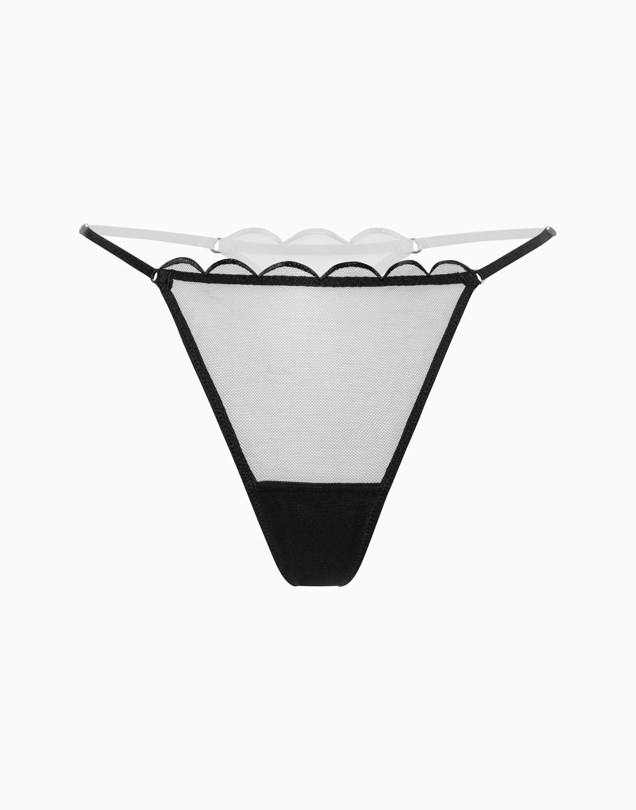 Стринги средняя посадка INCANTO CD896 черный - 4