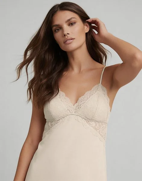 Сорочка на бретелях INCANTO PD1220 кремовый - 1