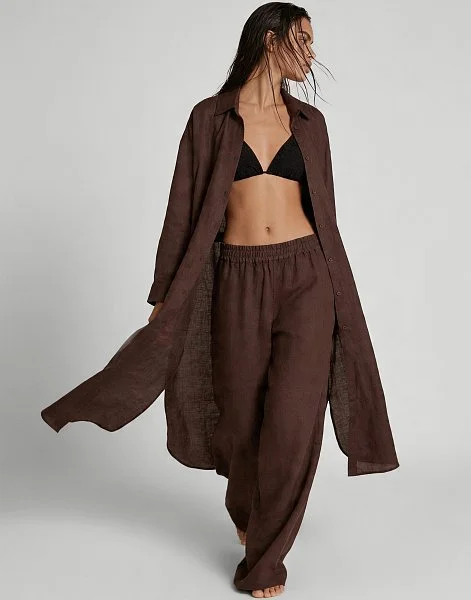 Брюки INCANTO ID578 коричневый - 2