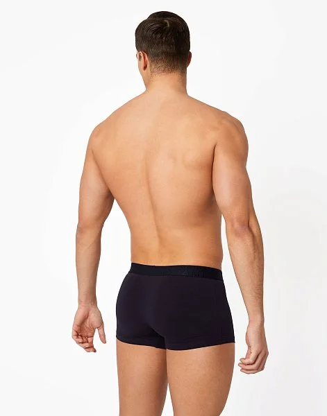 Набор из 5-ти боксеров Classic cotton синий - 3