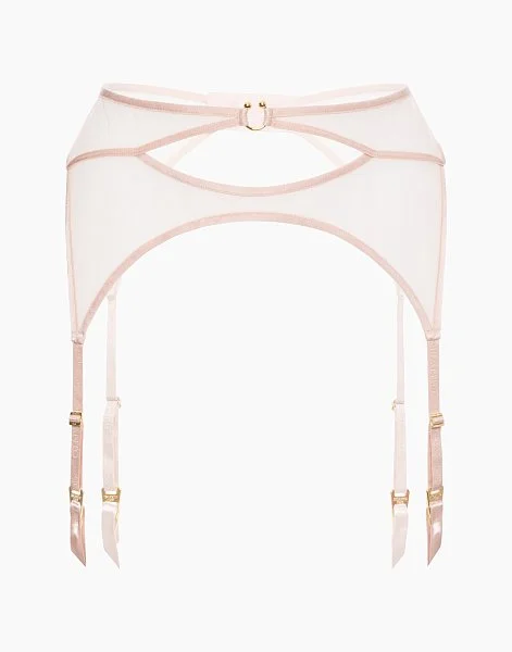 Пояс для чулок CD1155 пудрово-розовый - 3