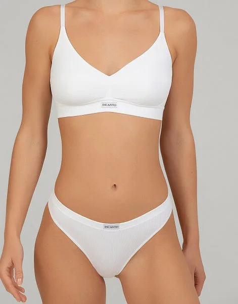 Бюстгальтер с мягкими чашками без косточек на стане Madrid MD1204 белый - 2