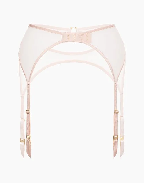 Пояс для чулок CD1155 пудрово-розовый - 4