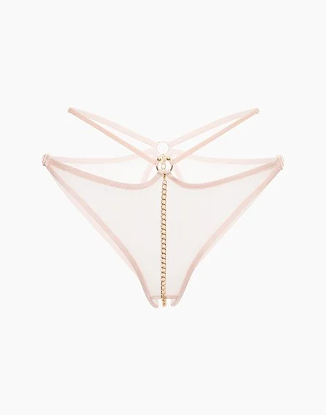 Стринги-уверты CD1155 пудрово-розовый - 2