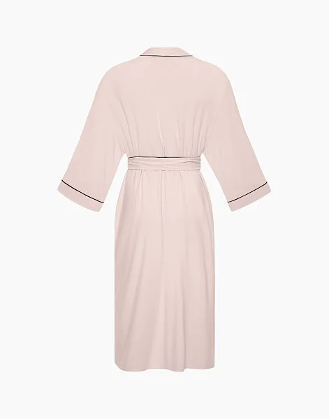 Халат с рукавами 3/4 PD1181 розовый - 4