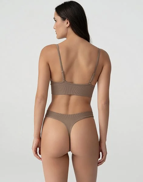 Стринги CD572 коричневый - 1