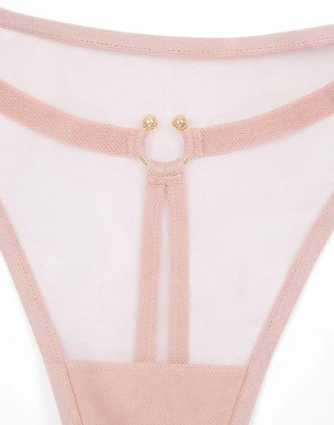 Стринги-уверты CD1155 пудрово-розовый - 5