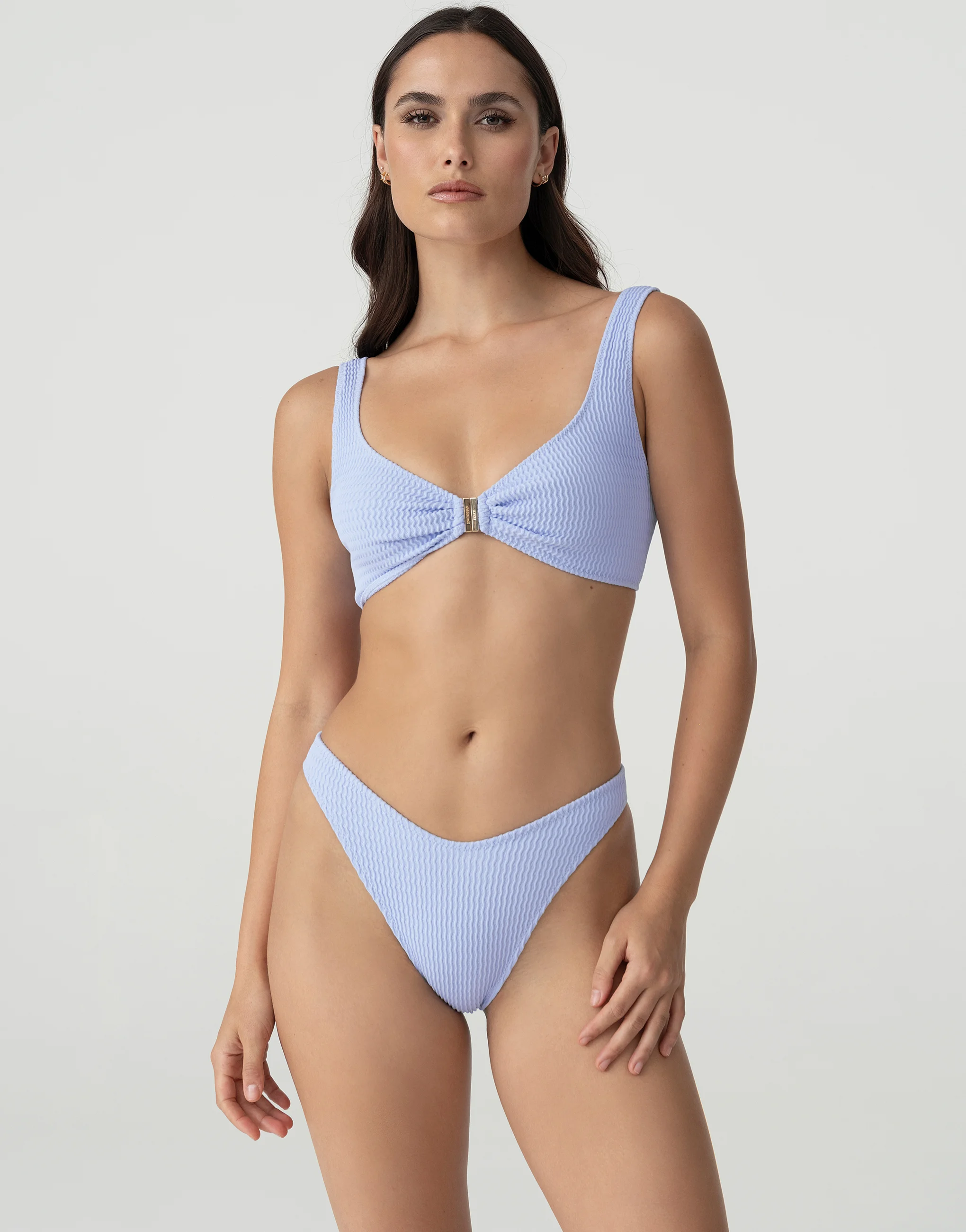 Пляжные трусики бразилиано ID617 голубой - 2