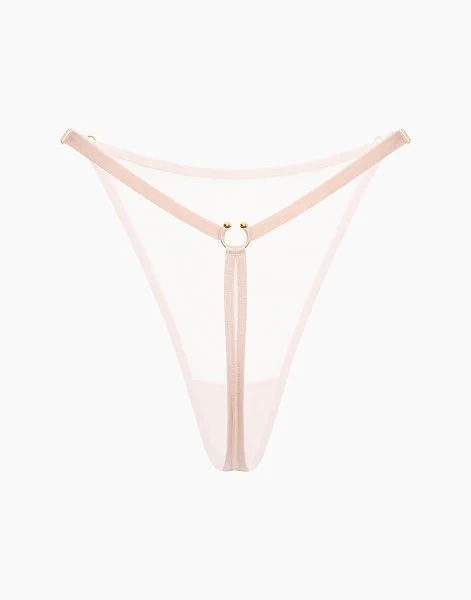 Стринги-уверты CD1155 пудрово-розовый - 4