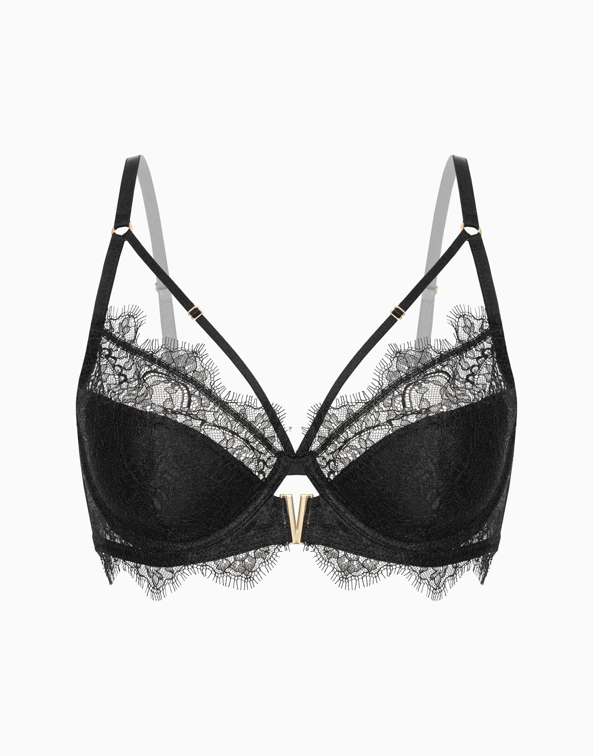 Бюстгальтер с мягкими чашками и спонжевой поддержкой на стане INCANTO CD1136 черный - 5