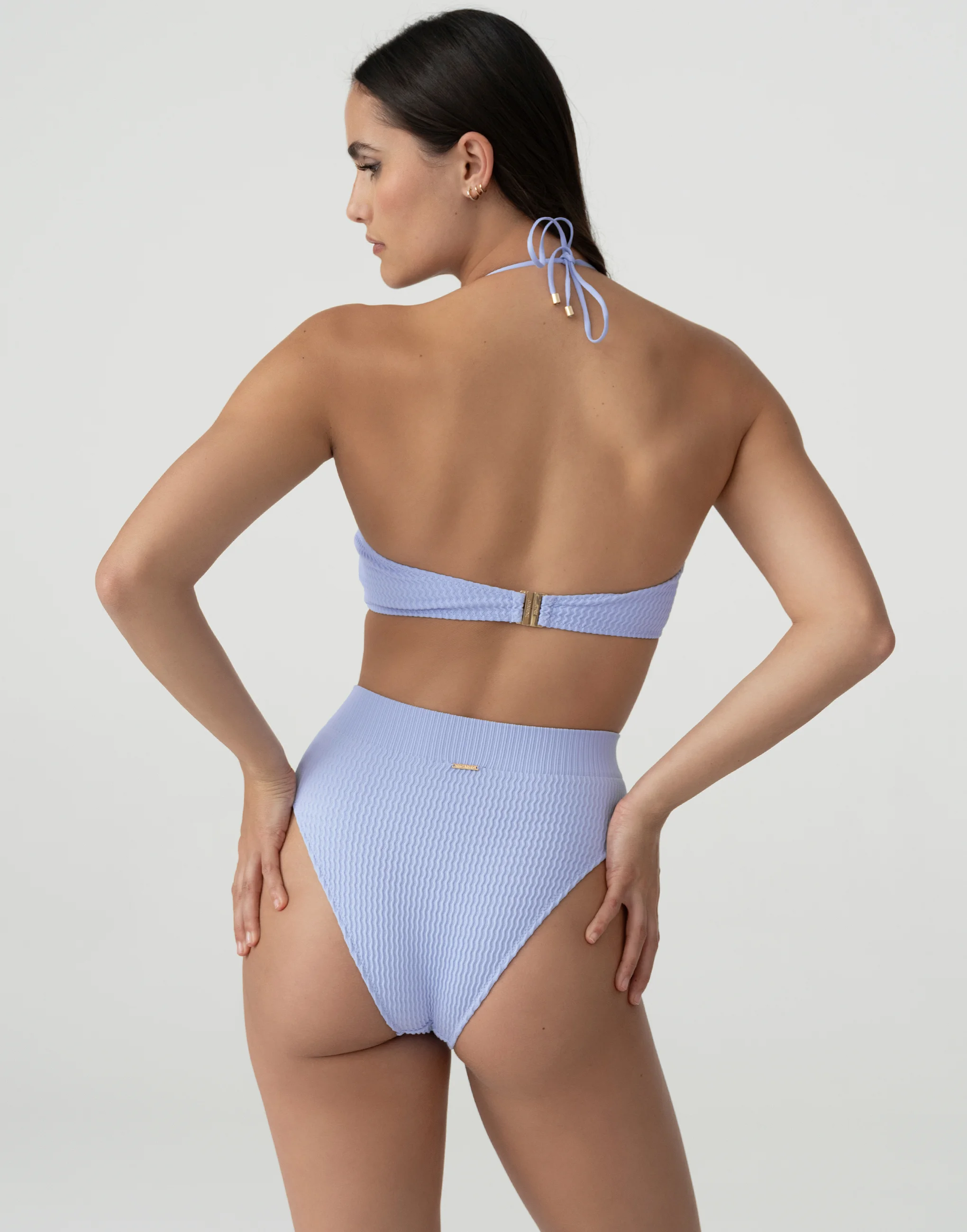 Пляжные трусики кюлоты ID617 голубой - 1