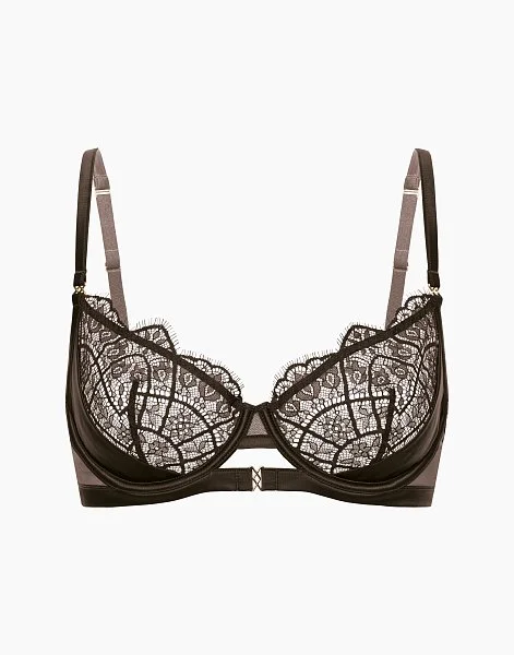 Бюстгальтер с мягкими чашками на стане Verona CD1023 шоколадный - 5