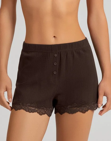 Комплект топ и шорты MD1090 шоколадный - 4