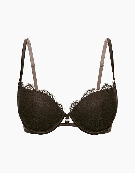 Бюстгальтер Double push-up с формованными чашками на перемычке Monte-Carlo CD1023 шоколадный - 4