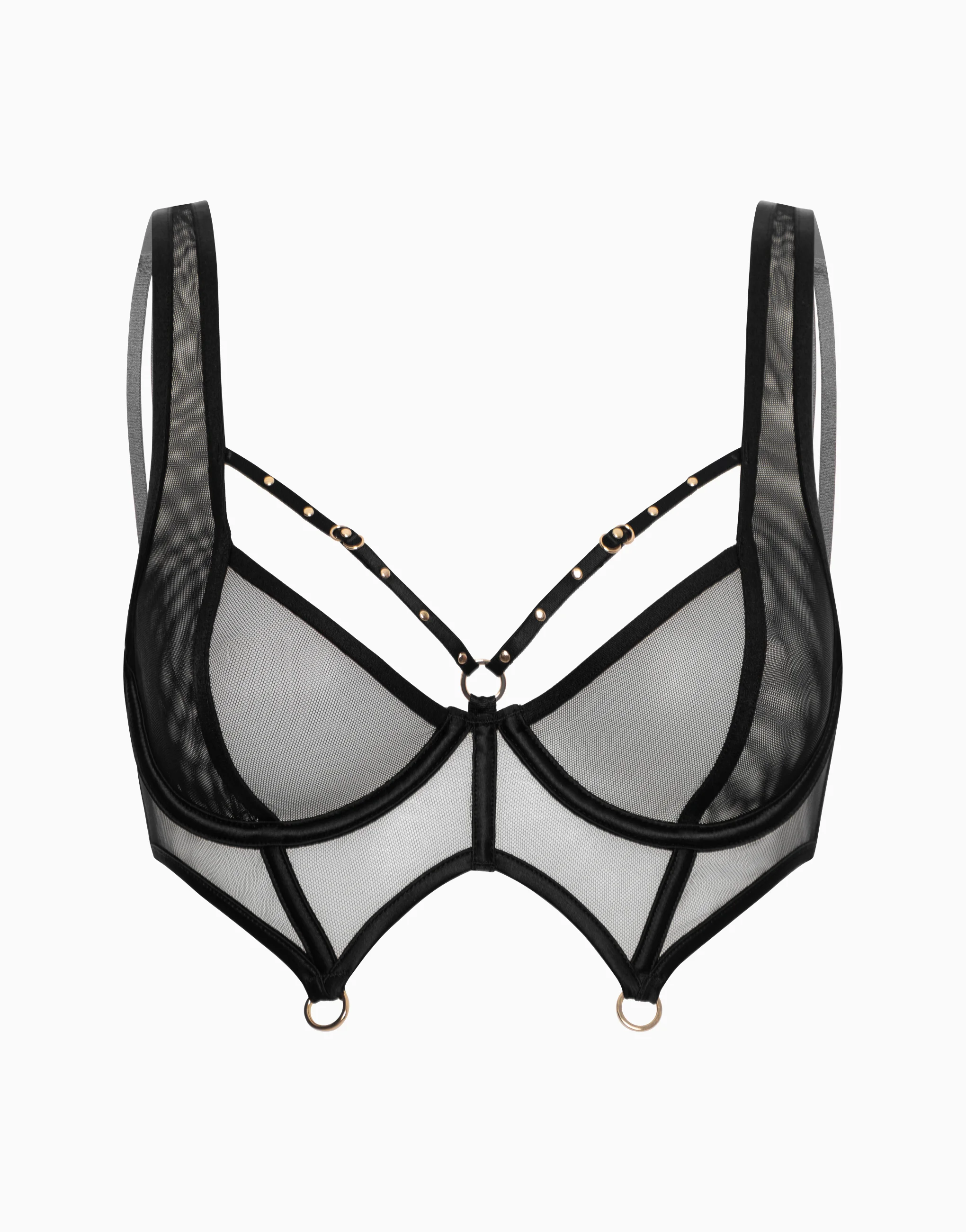 Бюстгальтер с мягкими чашками на стане Sorrento CD950 черный - 3